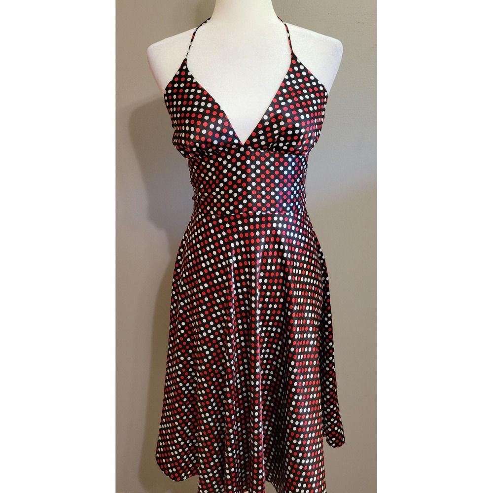 Alyn Paige Satin Halter Slip Dress